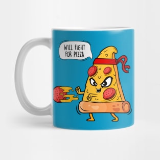 Fight for pizza Mug